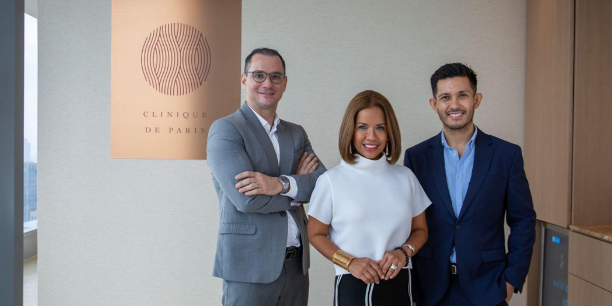 An image of the Clinique de Paris team