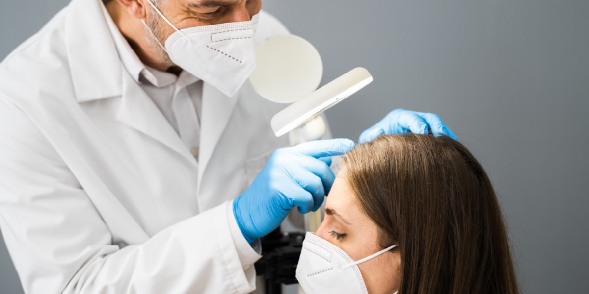 Trichologist hair assessment